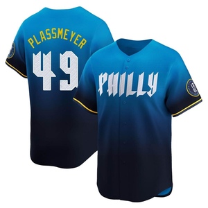 Youth Philadelphia Phillies Michael Plassmeyer Blue 2024 City Connect Jersey - Limited