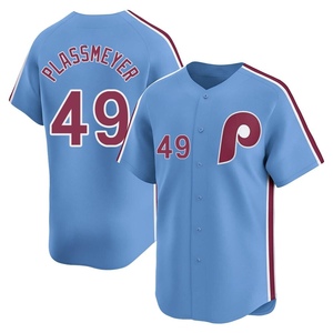 Youth Philadelphia Phillies Michael Plassmeyer Light Blue Alternate Jersey - Limited